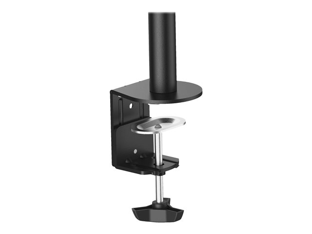 StarTech.com Desk Mount Monitor Arm for up to 34\" VESA Compatible Displays, Articulating Pole Mount with Single Monitor Arm, Ergonomic Height Adjustable, Desk Clamp or Grommet, Black - Small Footprint Design (ARMPIVOTB) - Adjustable arm - for LCD display - steel - screen size: 34\" - for P/N: ARMSTSLG