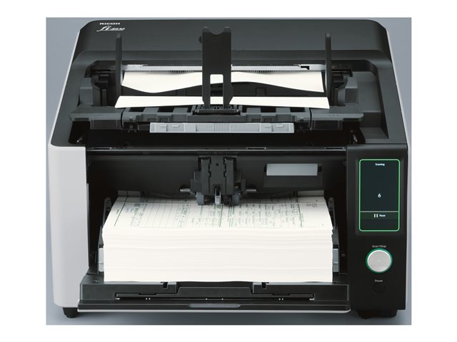 Ricoh fi-8930 - Document scanner - Dual CIS - Duplex - 305 x 431.8 mm - 600 dpi x 600 dpi - up to 130 ppm (mono) / up to 130 ppm (colour) - ADF (750 sheets) - up to 110000 scans per day - USB 3.2 Gen 1, Gigabit LAN