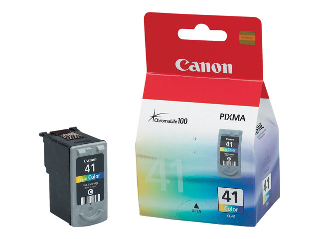 Canon CL-41 - 12 ml - High Yield - colour (cyan, magenta, yellow) - original - ink cartridge - for PIXMA iP1800, iP1900, iP2500, iP2600, MP140, MP190, MP210, MP220, MP470, MX300, MX310