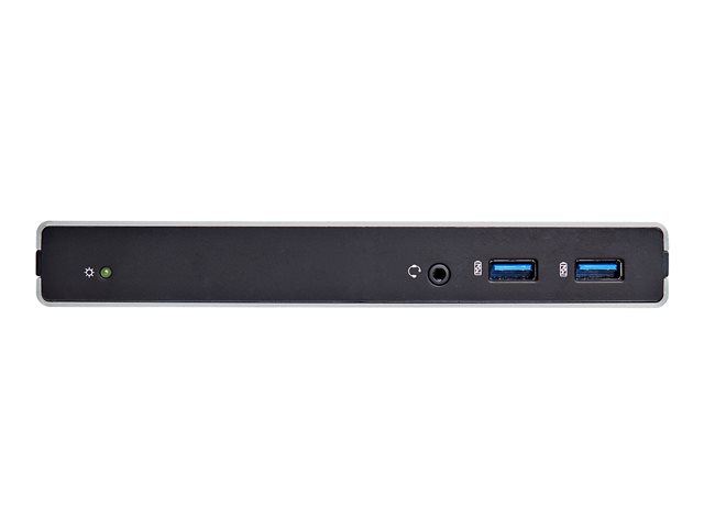 StarTech.com Dual Monitor USB 3.0 Docking Station w/ DVI to VGA & HDMI Adapters, 5x USB 3.0 & Audio - Vertical DVI Dock for Mac & Windows (USB3SDOCKDD) - Docking station - USB - DVI - 1GbE - for P/N: ARMBARDUO, ARMDUAL, ARMDUAL30, ARMSLIMDUO, TB33A1C