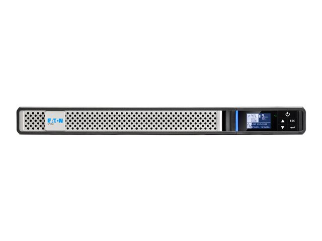 Eaton 5P 650iR - Gen 2 - UPS (rack-mountable) - AC 200/208/220/230/240 V - 520 Watt - 650 VA - 1-phase - 9 Ah - RS-232, USB - output connectors: 4 - 1U - 19\" - black/silver - with Network Card-MS