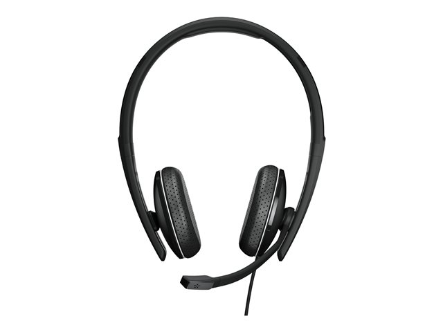 EPOS ADAPT 165T USB-C II - ADAPT 100 Series - headset - on-ear - wired - 3.5 mm jack, USB-C - black - Certified for Microsoft Teams, Optimised for UC