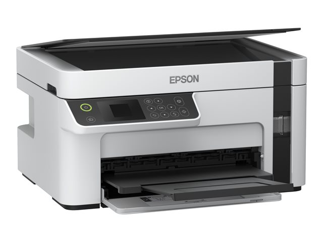 Epson EcoTank ET-M2120 - Multifunction printer - B/W - ink-jet - A4/Legal (media) - up to 15 ppm (printing) - 150 sheets - USB, Wi-Fi - white