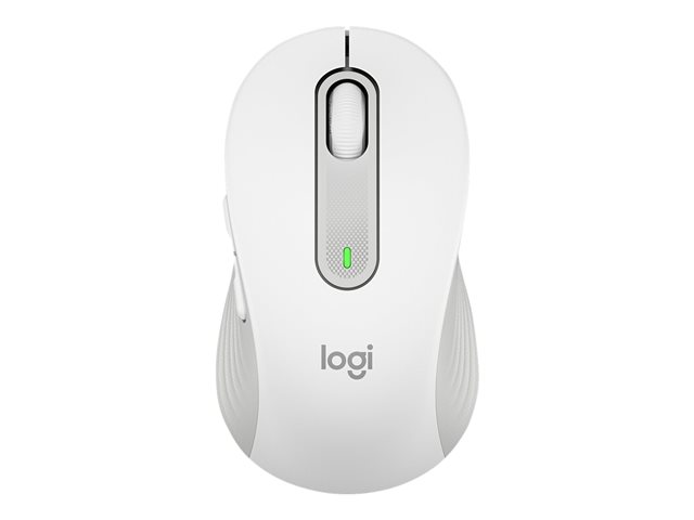 Logitech Signature M650 - Mouse - optical - 5 buttons - wireless - 2.4 GHz, Bluetooth - Logitech Logi Bolt USB receiver - off-white