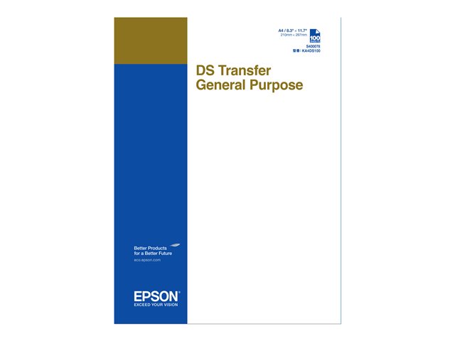 Epson DS Transfer General Purpose - A4 (210 x 297 mm) transfer paper - for SureColor SC-F100, SC-F500, SC-F501
