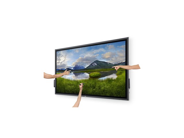 Dell P6524QT - 65\" Diagonal Class (64.53\" viewable) LED-backlit LCD display - interactive - with touchscreen (multi touch) - 4K UHD (2160p) 3840 x 2160