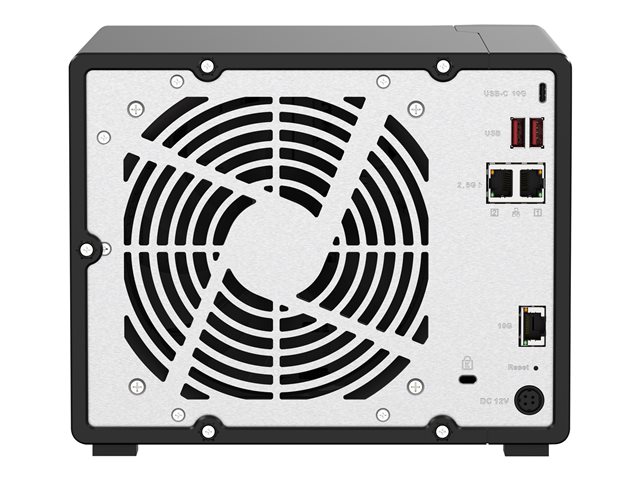 QNAP TS-H973AX-32G - NAS server - 9 bays - SATA 6Gb/s - RAID RAID 0, 1, 5, 6, 10, 50, JBOD, 60, RAID TP - RAM 32 GB - 2.5 Gigabit Ethernet / 10 Gigabit Ethernet - iSCSI support