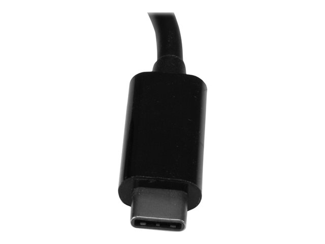 StarTech.com USB C to Ethernet Adapter - 3 Port - with Power Delivery (USB PD) - Power Pass Through Charging - USB C Adapter (US1GC303APD) - Network adapter - USB-C - Gigabit Ethernet - black