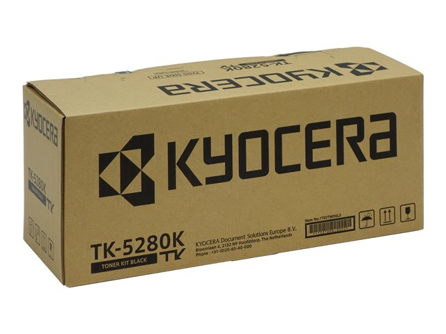 Kyocera TK 5280K - Black - original - toner kit - for ECOSYS M6235cidn, M6235CIDN/KL3, M6635cidn, M6635CIDN/KL3, P6235cdn, P6235CDN/KL3