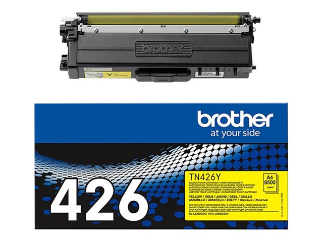 Brother TN426Y - Super Jumbo - yellow - original - toner cartridge - for Brother HL-L8360CDW, MFC-L8900CDW