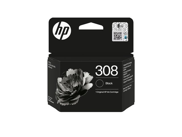 HP 308 Black Original Ink EN/DE/FR/IT/PT