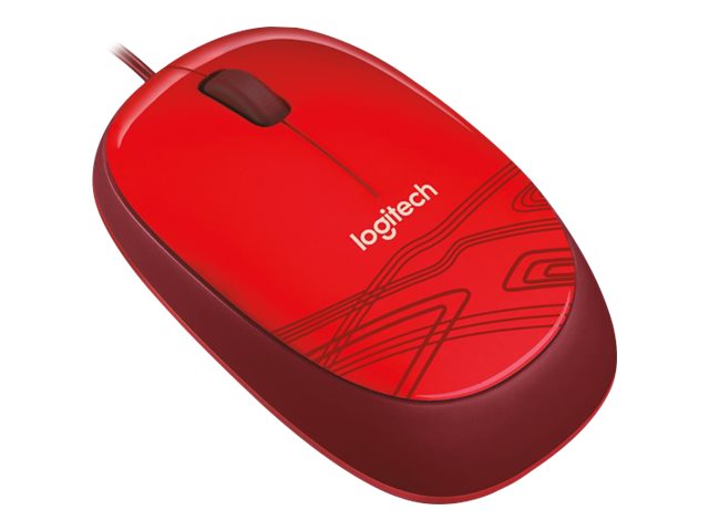 Mouse M105 red USB with pattern