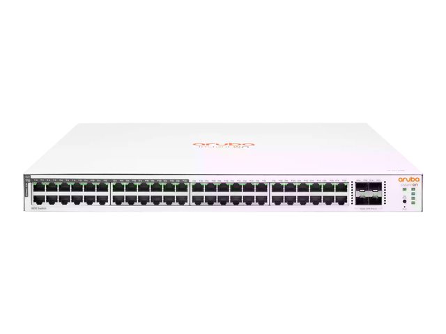HPE Networking Instant On 1830 48G 24p Class4 PoE 4SFP 370W Switch - Switch - smart - 24 x 10/100/1000 + 24 x 10/100/1000 (PoE+) + 4 x Gigabit SFP - desktop, rack-mountable - PoE+ (370 W)