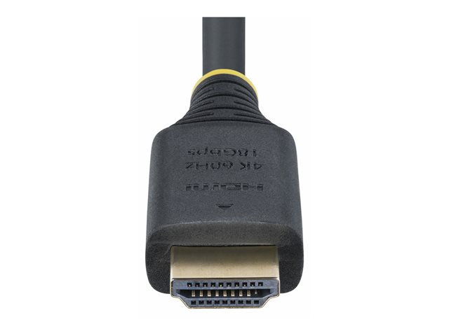 StarTech.com 1.5m (4.9ft) Premium Certified High Speed HDMI Cable, 4K60Hz - Premium High Speed - HDMI cable with Ethernet - HDMI male to HDMI male - 1.5 m - black - 4K60Hz support, passive