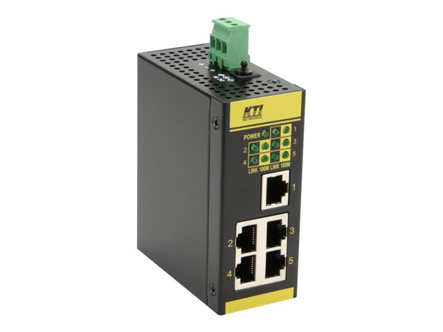 INDUSTRIAL 10/100 5 PRT. 1 stk