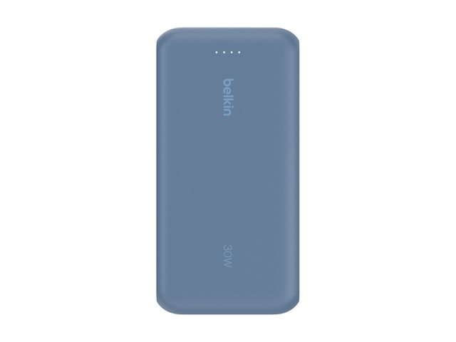 20k PD30w Integrated USB-C Cable Power Bank, Blue