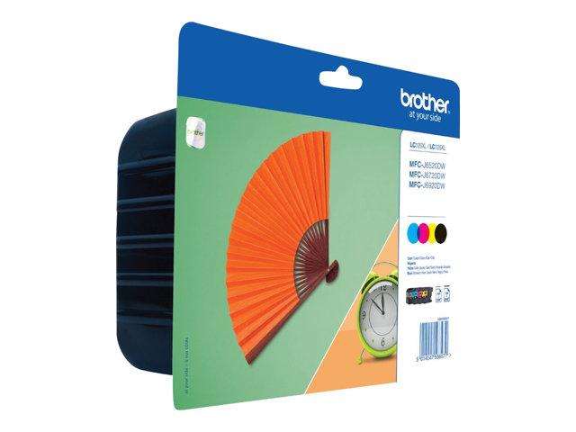 Brother LC129XL Value Pack - 4-pack - black, yellow, cyan, magenta - original - blister - ink cartridge - for Brother MFC-J6520DW, MFC-J6720DW, MFC-J6920DW
