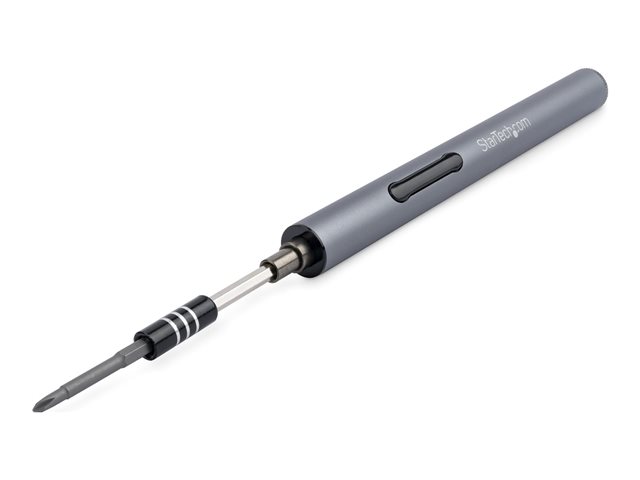 StarTech.com 55-Bit Electric Precision Screwdriver Set - Portable Cordless Battery Powered Bit Driver Kit for Electronics, Laptop, Computers, Tablet & Phone Repairs - Magnetic Work Pad - Electric precision screwdriver - cordless 4 mm - 0.35 N·m - 2 batteries