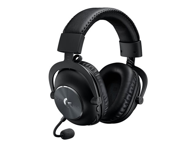 Logitech G Pro X - Headset - full size - LIGHTSPEED - wireless - noise isolating