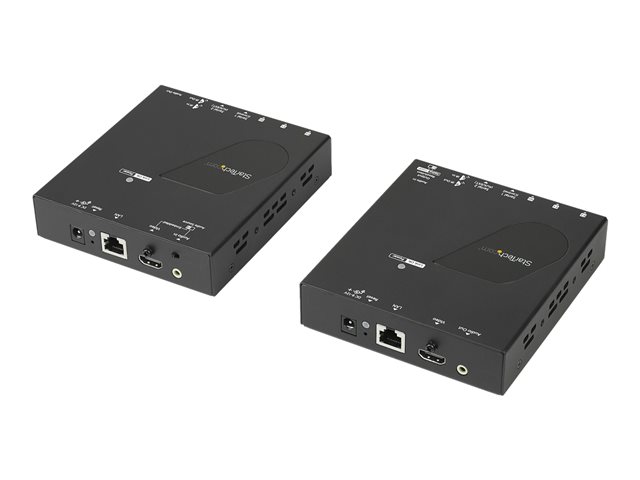 StarTech.com 4K HDMI Over IP Extender - 4K 30Hz - Video Control Software App - HDMI Extender - HDMI Extension - AV Over IP (ST12MHDLAN4K) - Video/audio/infrared/serial extender - 1GbE - up to 100 m - for P/N: ST12MHDLAN4R, VIDWALLMNT