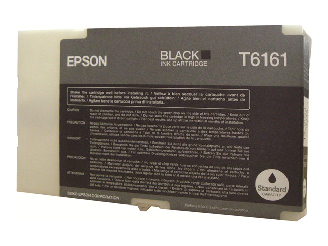 Epson T6161 - 76 ml - black - original - ink cartridge - for B 300, 310N, 500DN, 510DN