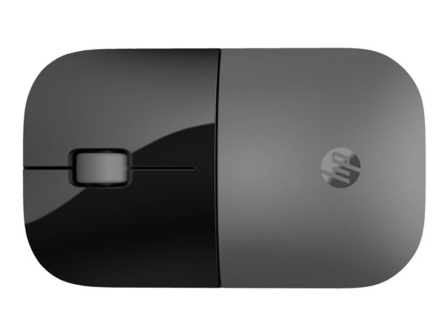 HP Z3700 - Mouse - optical - 3 buttons - wireless - Bluetooth 5.0, 2.4 GHz - USB wireless receiver - dual silver