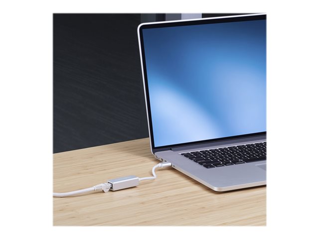 StarTech.com USB 3.0 to Gigabit Network Adapter - Silver - Sleek Aluminum Design for MacBook, Chromebook or Tablet - Native Driver Support (USB31000SA) - Network adapter - USB 3.0 - Gigabit Ethernet x 1 - silver