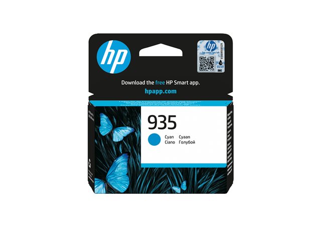 HP 935 - Cyan - original - ink cartridge - for Officejet 6812, 6815, 6820, Officejet Pro 6230, 6230 ePrinter, 6830, 6835
