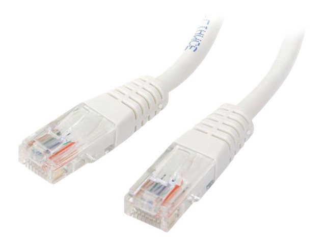 StarTech.com Molded Cat 5e UTP Patch Cable - Patch cable - RJ-45 (M) to RJ-45 (M) - 15 m - UTP - CAT 5e - molded - white