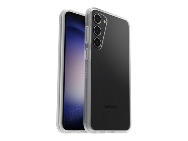 OtterBox React Series - Back cover for mobile phone - antimicrobial - thermoplastic elastomer (TPE), polycarbonate - clear - for Samsung Galaxy S23+