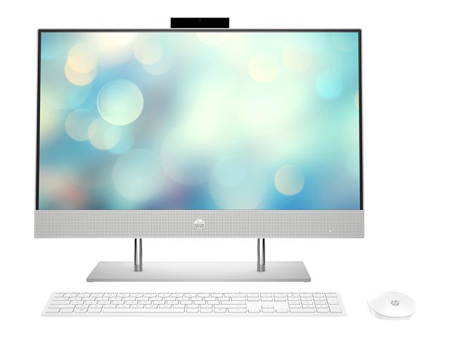 HP 24-dp1021nb - All-in-one - Core i7 1165G7 / 2.8 GHz - RAM 16 GB - SSD 512 GB - NVMe, HP Value - Iris Xe Graphics - GigE - WLAN: 802.11a/b/g/n/ac, Bluetooth 5.0 - Win 11 Home Plus - monitor: LED 23.8\" 1920 x 1080 (Full HD) - natural silver - with H
