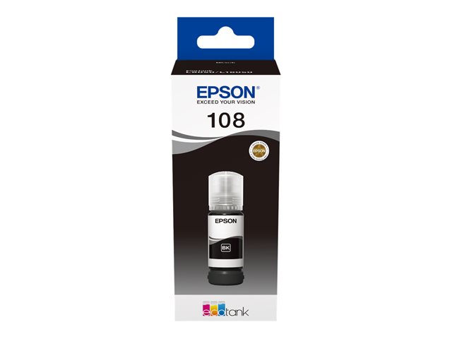Epson EcoTank 107 - 70 ml - black - original - ink refill - for EcoTank ET-18100