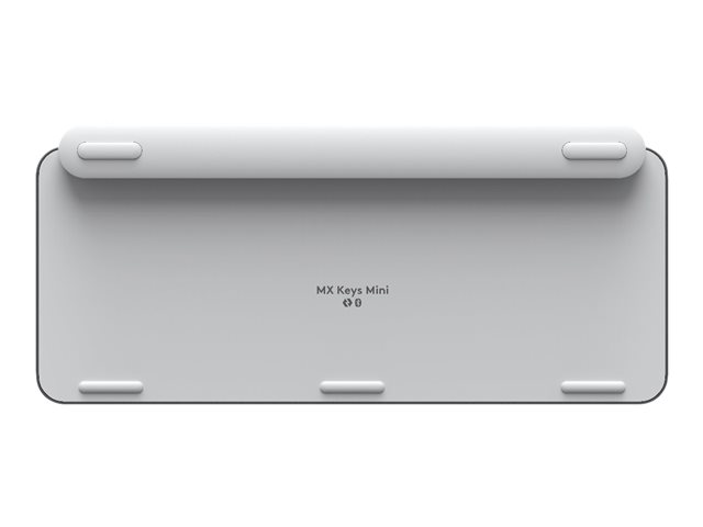Logitech MX Keys Mini - Keyboard - backlit - wireless - Bluetooth - AZERTY - French - pale grey