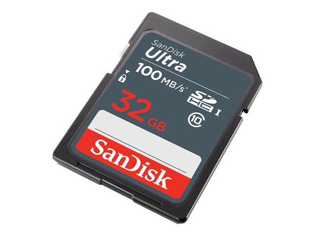 SanDisk Ultra - Flash memory card - 32 GB - UHS Class 1 / Class10 - SDHC UHS-I