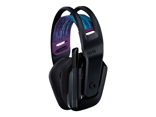 Logitech G G535 LIGHTSPEED Wireless Gaming Headset - Headset - full size - LIGHTSPEED - wireless - black - Discord Certified