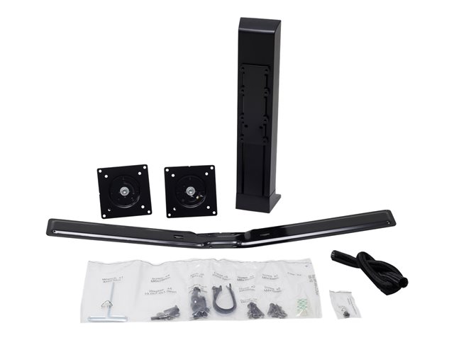 Ergotron WorkFit Universal - Twin monitor kit - black