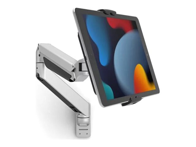 Compulocks Universal Tablet Cling Articulating Arm Mount - Mounting kit - adjustable arm - for tablet - black, silver - screen size: up to 13\" - desk-mountable