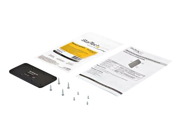 StarTech.com Docking Station Mount - Wall Mount / Under-Desk Mounting Plate - Mounting plate - wall mountable, under-desk mountable - black - for P/N: DK31C3HDPD, DK31C3HDPDUE, DKM30CHDPD, DKM30CHDPDUE, HB31C3A1CS, HB31C4AS, TB3CDOCKDP