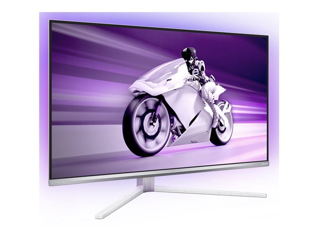 Philips Evnia 8000 32M2N8900 - OLED monitor - gaming - 32\" (31.5\" viewable) - 3840 x 2160 4K @ 240 Hz - 1000 cd/m² - 1500000:1 - DisplayHDR 400 True Black - 0.03 ms - 2xHDMI, DisplayPort, USB-C - speakers - white