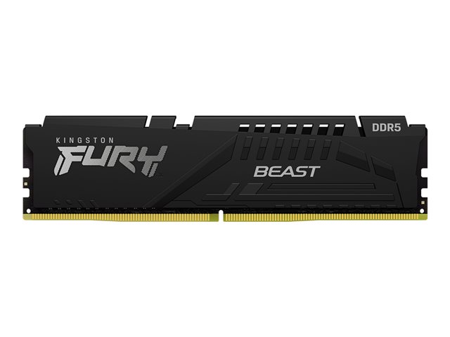 Kingston FURY Beast - DDR5 - kit - 128 GB: 4 x 32 GB - DIMM 288-pin - 5600 MHz / PC5-44800 - CL40 - 1.25 V - unbuffered - on-die ECC - black