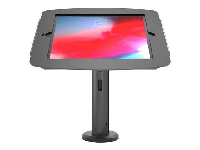 Compulocks iPad Pro 11\" (1-4th Gen) Space Enclosure Tilting Stand 8\" - Mounting kit (enclosure, pole stand) - for tablet - high-grade aluminium - black - screen size: 11\" - for Apple 11-inch iPad Pro (1st generation, 2nd generation, 3rd generation, 4