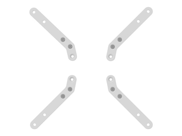 Vogel's MOMO A003 - 4 pieces mounting component (VESA extenders) - white - monitor arm