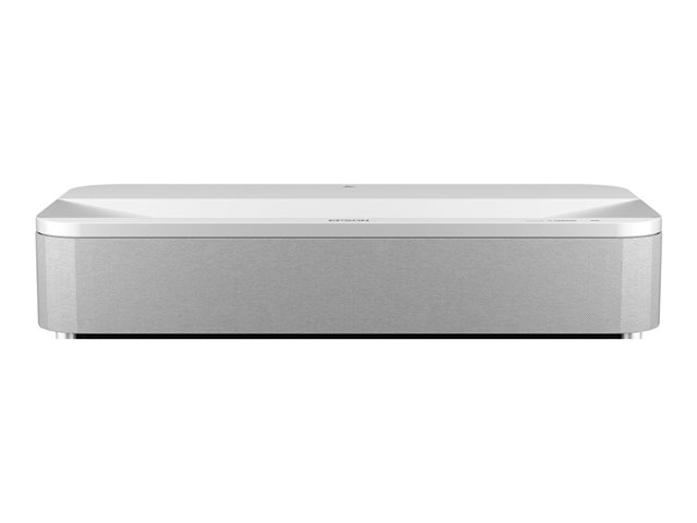 Epson EH-LS800W - 3LCD projector - 4000 lumens (white) - 4000 lumens (colour) - 3840 x 2160 (3 x 1920 x 1080) - 16:9 - 4K - ultra short-throw fixed lens - 802.11ac wireless - black / white - Android TV