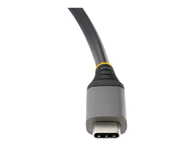 StarTech.com 4-Port USB-C Hub, 1x USB-A and 3x USB-C Ports, USB 3.1 10Gbps, Bus Powered, USB Type C Hub with 9.8in (25cm) Wrap-Around Cable, Portable USB-C to USB-A Hub - USB Expansion Hub (HB31CM1A3CB) - Hub - 1 x USB 3.2 Gen 2 + 3 x USB-C 3.2 Gen 2