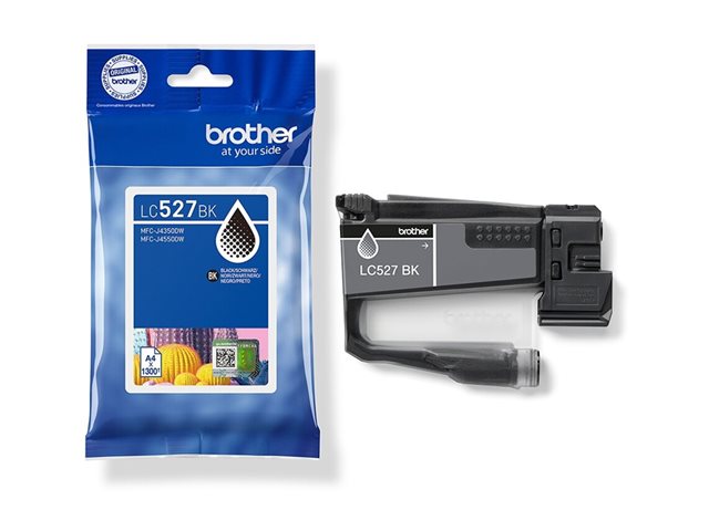Brother LC527BK - Black - original - pillow pack - ink cartridge - for Brother MFC-J4350DW, MFC-J4550DW