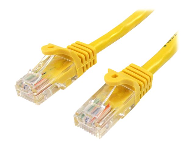 StarTech.com 5m Yellow Cat5e / Cat 5 Snagless Ethernet Patch Cable 5 m - Network cable - RJ-45 (M) to RJ-45 (M) - 5 m - UTP - CAT 5e - snagless, stranded - yellow