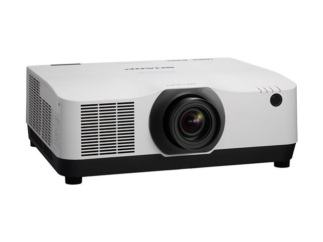 Sharp XP-A104U-W - 3LCD projector - 10000 lumens - WUXGA (1920 x 1200) - 16:10 - 4K - no lens - LAN - white - with NEC InstaCare Next Business Day Exchange