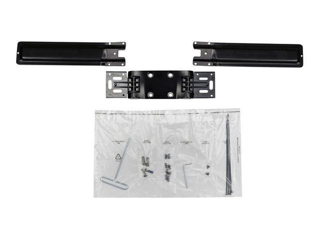 Ergotron - Mounting component (double hinged bow) - for 2 LCD displays - black - screen size: up to 25\"