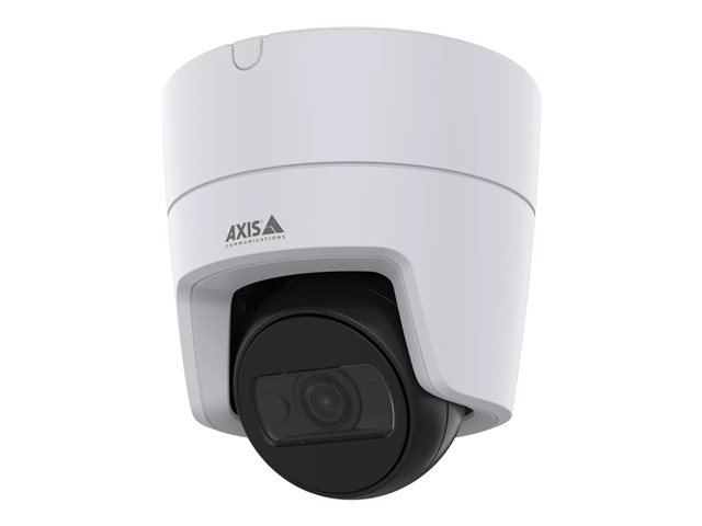 AXIS M3128-LVE - Network surveillance camera - PTZ - turret - outdoor, indoor - vandal / weatherproof - colour (Day&Night) - 8 MP - 3840 x 2160 - 4K - M12 mount - fixed iris - audio - LAN 10/100 - H.265, H.264, MJPEG - PoE Class 3 - TAA Compliant
