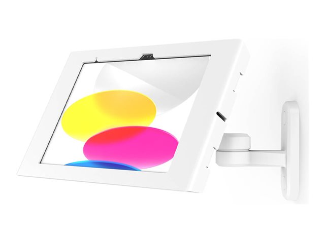 Compulocks Apex - Mounting kit (enclosure, swing arm) - for tablet - lockable - metal frame - white - wall-mountable, counter top, flat surface mountable - for Apple iPad A16 Wi-Fi, A16 Wi-Fi + Cellular